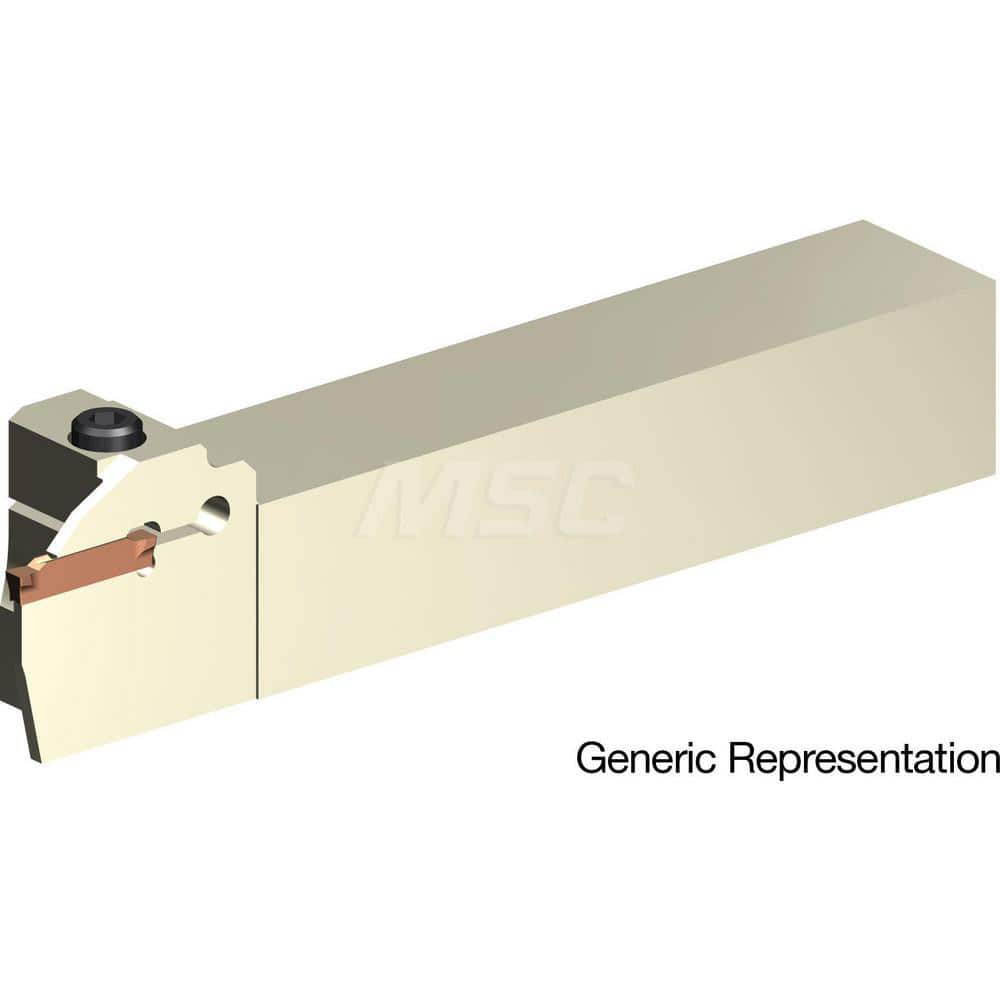 Indexable Cutoff Toolholder: 18 mm Max Depth of Cut, 36 mm Max Workpiece Dia, Right Hand 32 mm Shank Height, 32 mm Shank Width, Uses GCMN Inserts, Series GND