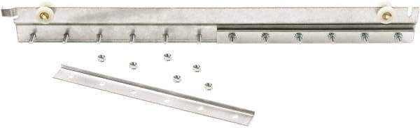 Steiner - 3' Long Galvanized Steel Dock Strip Door Strip Door Trolley - Use with Track & Roller Track - USA Tool & Supply