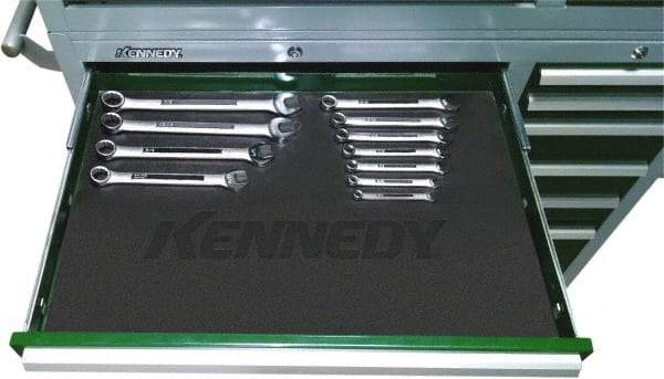 Kennedy - Tool Box PVC Coated Polyester Drawer Liner - 34" Wide x 20" Deep x 1/16" High, For Kennedy Models 3407MP, 348X - USA Tool & Supply
