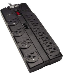 Tripp-Lite - 12 Outlets, 120 VAC15 Amps, 8' Cord, Power Outlet Strip - Floor, Keyhole Mount, 5-15 NEMA Configuration, 10.3" Strip - USA Tool & Supply