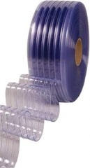 Clearway Door - Clear Standard QuickStrip Roll Dock Curtain Strips - 8" Wide x 150' Long x 0.08" Thick - USA Tool & Supply