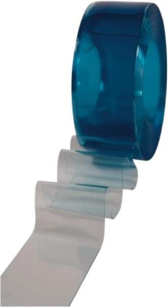 Clearway Door - Clear Low Temp Non-Reinforced Bulk Strip Roll Dock Curtain Strips - 6" Wide x 300' Long x 0.06" Thick - USA Tool & Supply