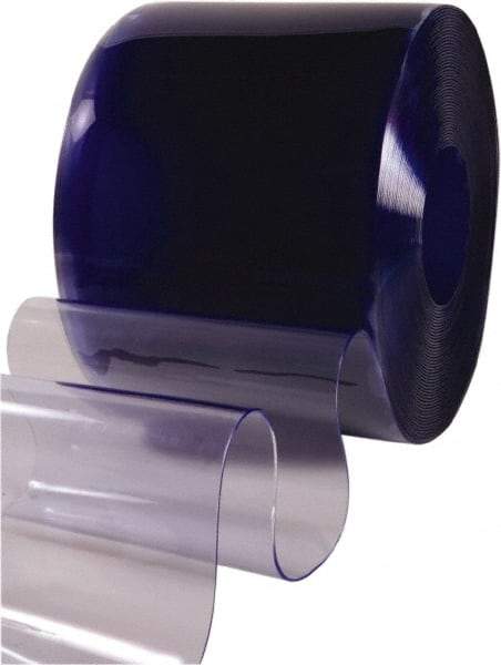 Clearway Door - Clear Standard QuickStrip Roll Dock Curtain Strips - 16" Wide x 100' Long x 0.16" Thick - USA Tool & Supply
