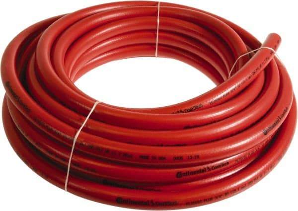 Continental ContiTech - 1" ID x 1.38" OD 25' Long Multipurpose Air Hose - 250 Working psi, -10 to 158°F, Red - USA Tool & Supply