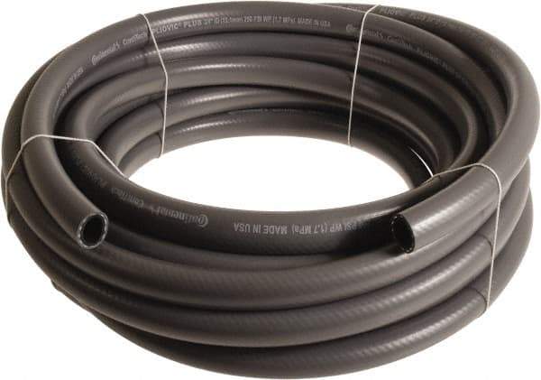 Continental ContiTech - 3/4" ID x 1.11" OD 100' Long Multipurpose Air Hose - 250 Working psi, -10 to 158°F, Gray - USA Tool & Supply