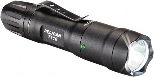 Pelican Products, Inc. - White LED Bulb, 445 Lumens, Industrial/Tactical Flashlight - Black Aluminum Body, 1 AA Alkaline Battery Included - USA Tool & Supply