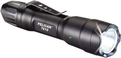 Pelican Products, Inc. - White LED Bulb, 1,018 Lumens, Industrial/Tactical Flashlight - Black Aluminum Body, 1 AA Alkaline Battery Included - USA Tool & Supply