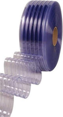 Clearway Door - Clear Standard Bulk Strip Roll Dock Curtain Strips - 8" Wide x 150' Long x 0.08" Thick - USA Tool & Supply