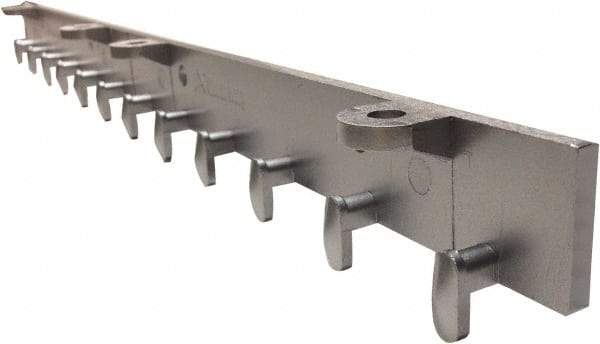 Clearway Door - 2' Long Aluminum Dock Strip Door Boltless Mounting Hardware - Use with PVC Strips - USA Tool & Supply