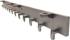 Clearway Door - 2' Long Aluminum Dock Strip Door Boltless Mounting Hardware - Use with PVC Strips - USA Tool & Supply