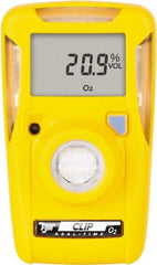 BW Technologies by Honeywell - Visual, Vibration & Audible Alarm, LCD Display, Single Gas Detector - Monitors Oxygen, -40 to 50°C Working Temp - USA Tool & Supply