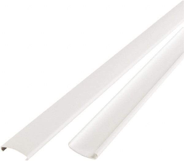 GridMAX - 47" Long x 1-1/16" Wide x 0.16" Thick, Vinyl Ceiling Grid Tee Cover - ASTM E-84 Specification, White - USA Tool & Supply