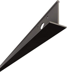 HG-Grid - 8' Long x 61/64" Wide x 1.94" Thick, Vinyl Ceiling Grid - ASTM E-84 Specification, Black - USA Tool & Supply