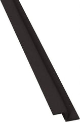 Genesis - 3-1/2" Long x 24-1/4" Wide x 3.24" Thick, Vinyl Trim Kit - ASTM E-84 Specification, Black - USA Tool & Supply