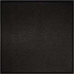 Genesis - 23-3/4" Long x 23-3/4" Wide x 0.11" Thick, Vinyl Ceiling Tile - ASTM E-84 Specification, Black - USA Tool & Supply