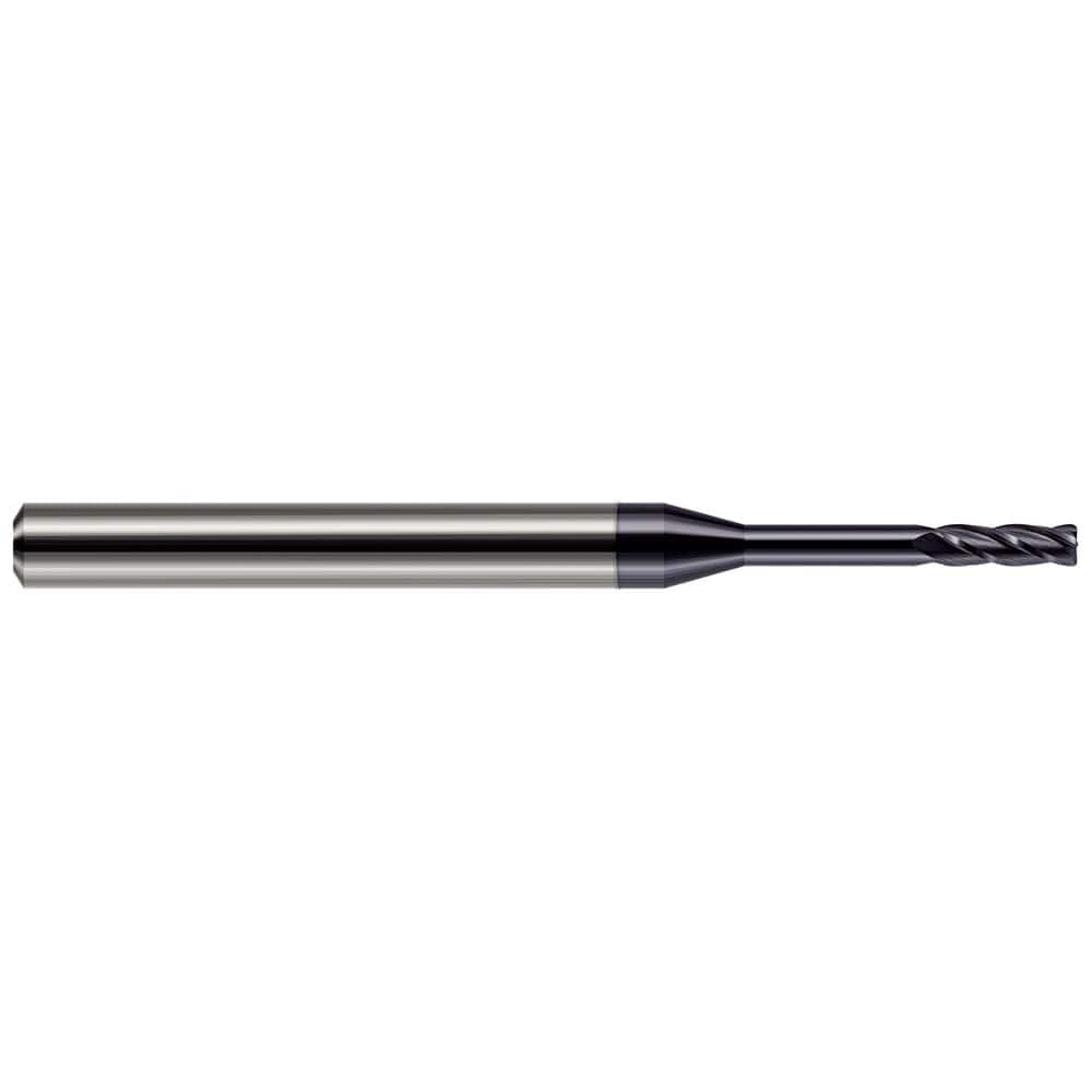 Harvey Tool - 3/16" Diam 4 Flute Solid Carbide 0.01" Corner Radius End Mill - Exact Industrial Supply