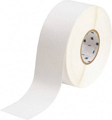 Brady - 2-1/4" Wide x 1,200" Long, White Vinyl Tape - For BradyJet J5000 - USA Tool & Supply