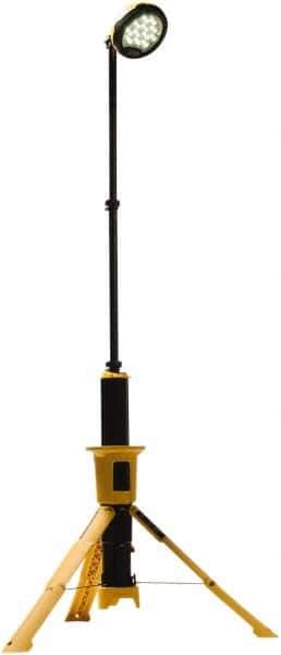 Pelican Products, Inc. - 14.4 Volt, Cordless, LED Portable Floor Work Light - 1 Head, 5,300 Lumens, Polypropylene, 39.9" High - USA Tool & Supply