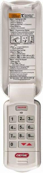 Genie - Garage Door Keyless Entry - For Use with Commercial/Residential Doors - USA Tool & Supply