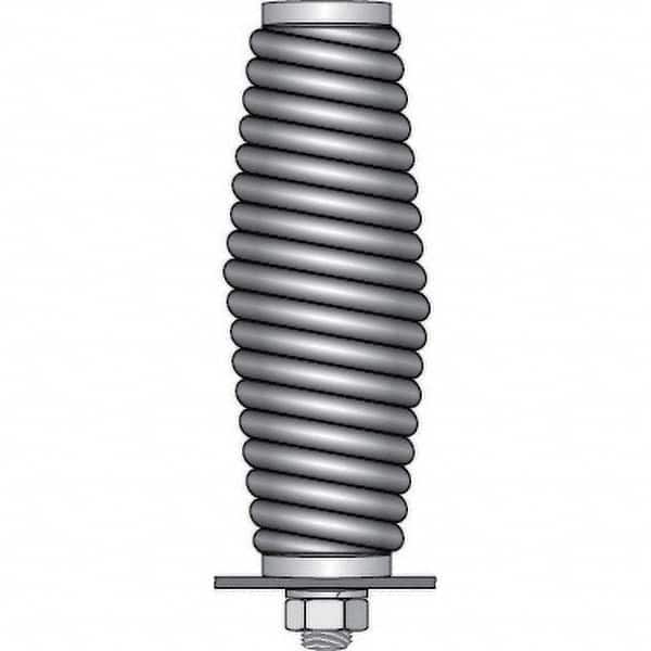 Checkers - Flag Pole Accessories Type: Hexagon Base Material: Steel w/Bright Zinc Finish - USA Tool & Supply