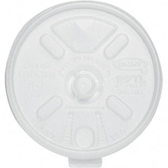 DART - Liftn'Lock Lids, 10-14 oz Cups - Translucent - USA Tool & Supply