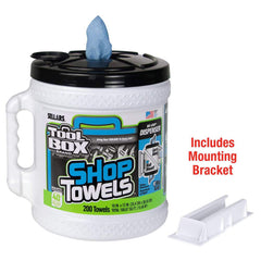 Shop Towel/Industrial Wipes: Bucket, Blue