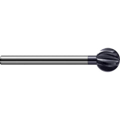 Harvey Tool - 1/4" Diam 300° Wrap Angle 0.232" LOC 6-Flute AlTiN Finish Undercut End Mill - Exact Industrial Supply