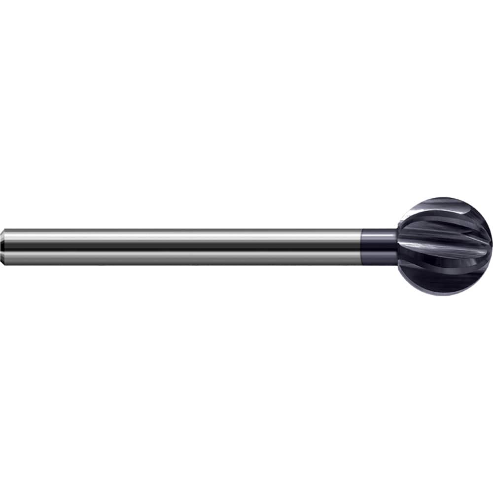 Harvey Tool - 5/8" Diam 300° Wrap Angle 0.589" LOC 6-Flute AlTiN Finish Undercut End Mill - Exact Industrial Supply