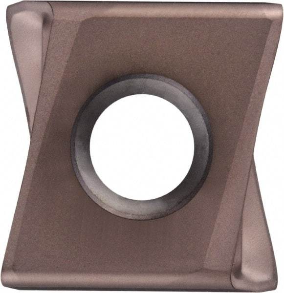 Sumitomo - LNEX130604 L Grade ACM200 Carbide Milling Insert - Al2O3/TiCN Finish, 6.4mm Thick, 0.02mm Corner Radius - USA Tool & Supply