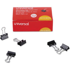 UNIVERSAL - Binder Clips Width (Inch): 0.63 Binder Type: Binder Clip - USA Tool & Supply