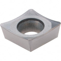 Hertel - CPGT32.52 FY Grade PH7910 Carbide Boring Insert - AlTiN Finish, 80° Diamond, 11° Relief Angle, 3/8" Inscr Circle, 0.156" Thick, 0.032" Corner Radius - USA Tool & Supply