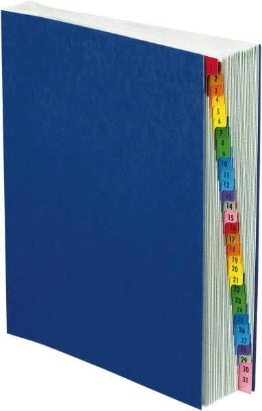 Pendaflex - 8-1/2 x 11", Letter Size, Dark Blue, Indexed Sorters - USA Tool & Supply