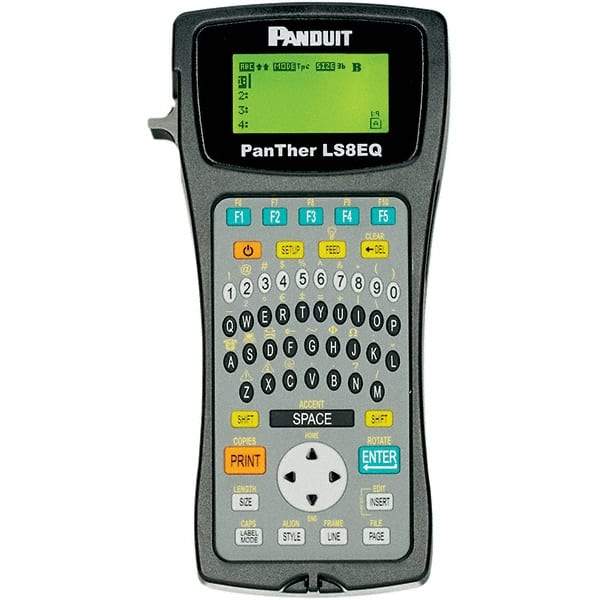 Panduit - Hand Held Electronic Label Maker - 18" Wide x 20" Long - USA Tool & Supply