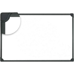 Universal One - 36" High x 48" Wide Magnetic Dry Erase Board - Lacquered Steel, Includes Accessory Tray/Rail & Mounting Kit - USA Tool & Supply