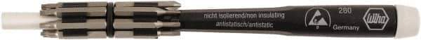 Wiha - 16 Piece, 1/4" Drive Screwdriver Micro Bit Set - #000 to #2 Phillips, 1.2, 1.5, 2, 2.5 & 3mm Slotted - USA Tool & Supply