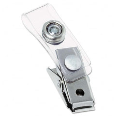 Swingline - Retractable Straps Color: Silver Attachment Type: Clip-On - USA Tool & Supply