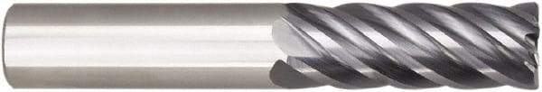 Niagara Cutter - 1/4", 6 Flute, Single End, Solid Carbide, 0.015" Corner Radius End Mill - 2" OAL, 38° Helix, Right Hand Flute, 5/8" LOC, Right Hand Cut - USA Tool & Supply