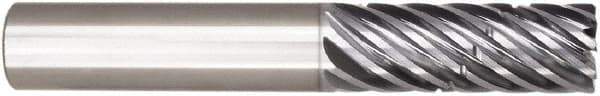 Niagara Cutter - 3/4", 9 Flute, Single End, Solid Carbide, 0.03" Corner Radius End Mill - 6" OAL, 38° Helix, Right Hand Flute, 3-1/4" LOC, Right Hand Cut - USA Tool & Supply