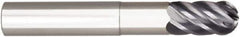 Niagara Cutter - 5/16" Diam, 5/16" LOC, 6 Flute Solid Carbide Ball End Mill - AlTiN Finish, Single End, 2-1/2" OAL, 5/16" Shank Diam, Spiral Flute - USA Tool & Supply