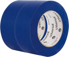Universal One - 48mm Wide x 54.8 m Long Blue Crepe Paper Masking Tape - Series 6703, 5.5 mil Thick, 23 In/Lb Tensile Strength - USA Tool & Supply