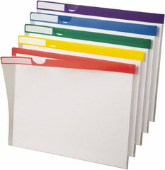 Pendaflex - 8-1/2 x 11", Letter Size, Assorted Colors, Index Folder - USA Tool & Supply