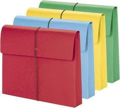 SMEAD - 8-1/2 x 11", Letter Size, Assorted Colors, Expansion Folders - USA Tool & Supply
