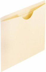 Pendaflex - 8-1/2 x 11", Letter Size, Manila, File Jacket - 11 Point Stock, Straight Tab Cut Location - USA Tool & Supply