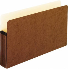 Pendaflex - 8-1/2 x 14", Legal, Redrope, Expansion Folders - Straight Tab Cut Location - USA Tool & Supply