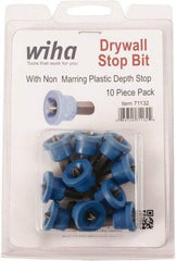 Wiha - #2 Phillips Screwdriver Bit - 1/4" Hex Drive, 1" OAL - USA Tool & Supply