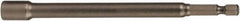 Wiha - 3/8" Magnetic Nutsetter - 1/4" Hex Drive, 12" OAL - USA Tool & Supply