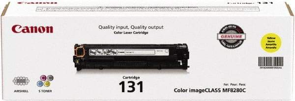 Canon - Yellow Toner Cartridge - Use with Canon imageCLASS LBP7110Cw, MF8280Cw - USA Tool & Supply