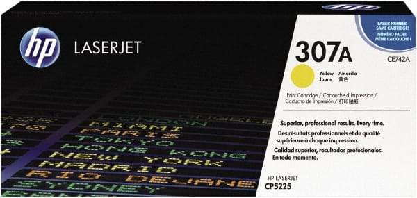 Hewlett-Packard - Yellow Toner Cartridge - Use with HP Color LaserJet Professional CP5225 - USA Tool & Supply