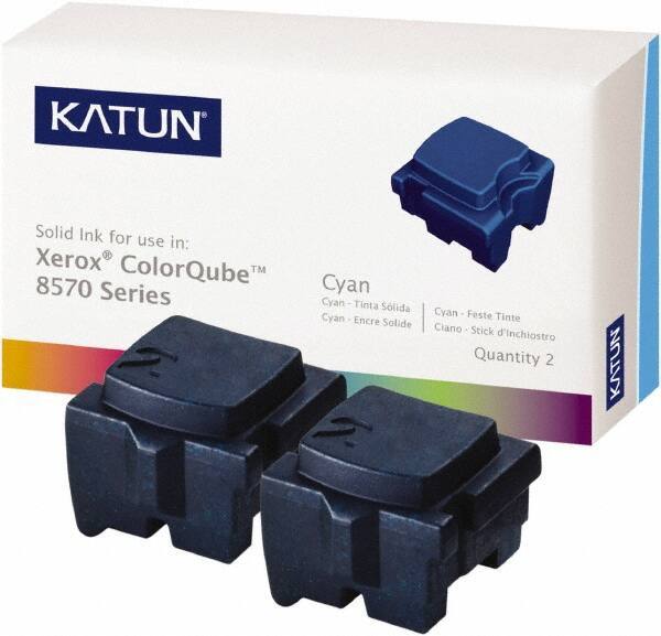 Katun - Cyan Ink Cartridge - Use with Xerox ColorQube 8570, 8580 - USA Tool & Supply