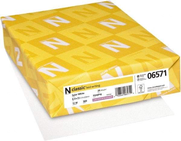 Neenah Paper - 8-1/2" x 11" Solar White Copy Paper - Use with Laser Printers, Copiers, Inkjet Printers - USA Tool & Supply